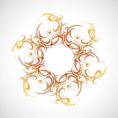 grafik tasarım öğesi. Güneş