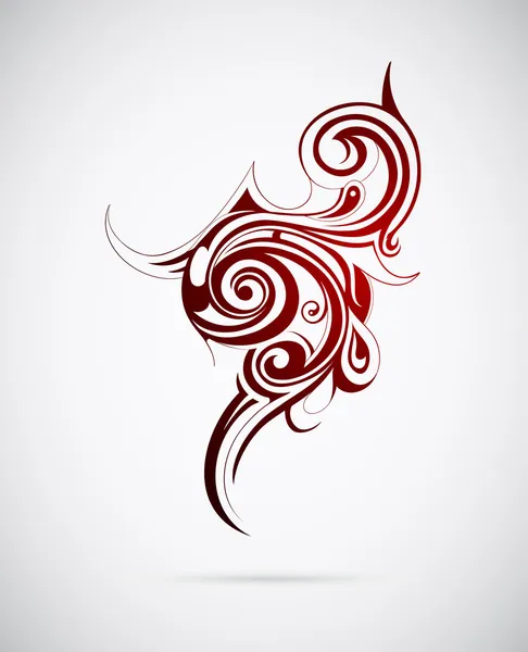 Etniczne tatuaż Polinezji — Wektor stockowy