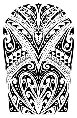 Sleeve tattoo design clipart