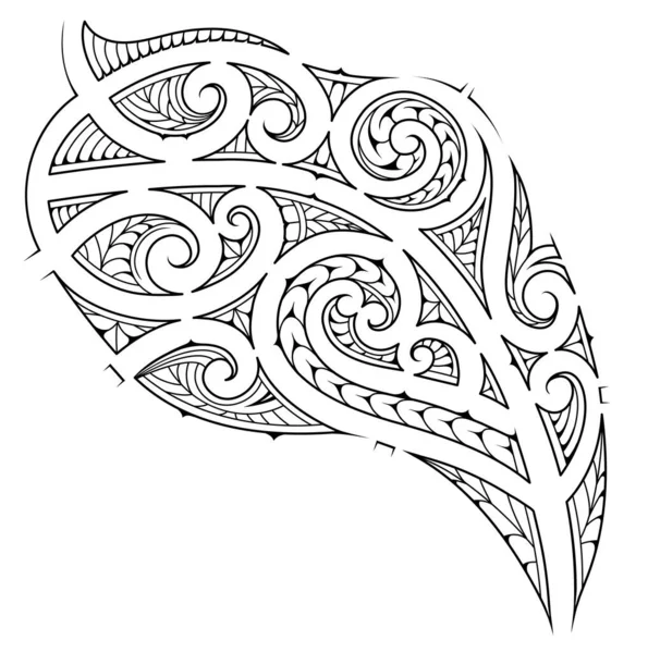 Polynesische stijl tatoeage — Stockvector