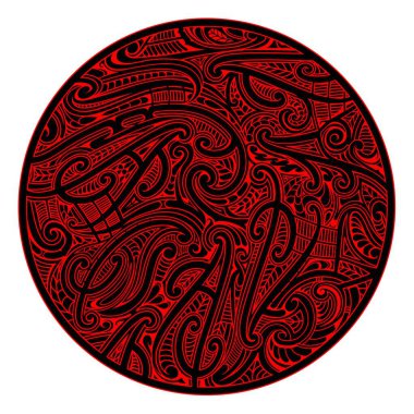 Ethnic style tattoo, polynesian origin. Good for print designs