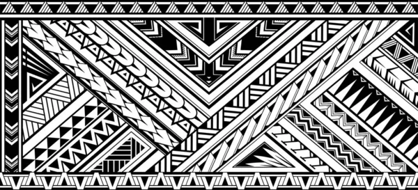 Polynesian ornamental tattoo design. Good for armbands