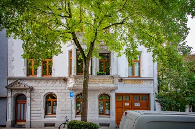 ACHEN, ALMANLIK. Ekim, 04, 2020. F. D Beissel Malikanesi Avrupa 'da Sonbaharın ön yüzü