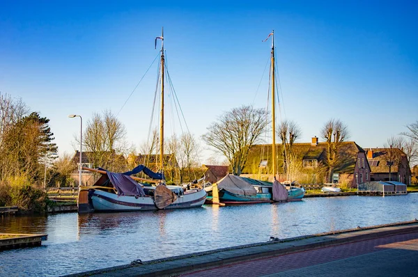 Noordwijk Binnen Países Bajos Febrero 2022 Hermosa Vista Canela Terraplén — Foto de Stock