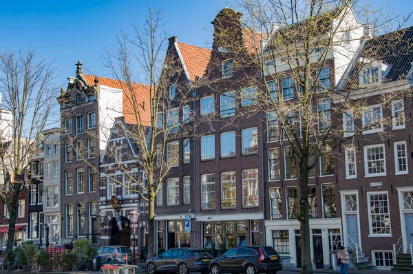 Amsterdam Paesi Bassi Marzo 2022 Bella Vista Della Città Dal — Foto Stock