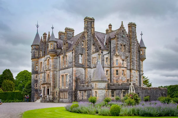 BLARNEY, IRELAND. JUNE 13, 2022. Blarney House at county Cork Garden view