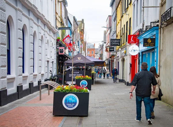 Cork Ireland April 2022 Old City Center Small Street Traditional — Stok fotoğraf