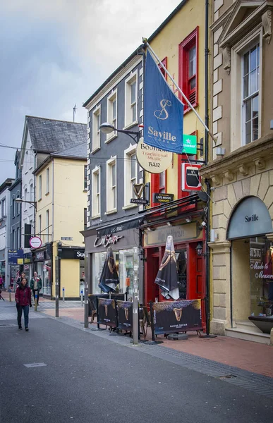 Cork Ireland April 2022 Old City Center Small Street Traditional — Foto de Stock