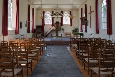 Interior of church clipart