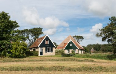 Two Houses on Texel clipart