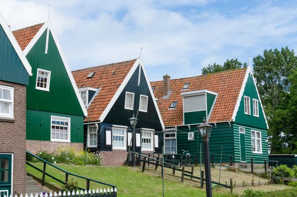 Casas típicas de Marken — Fotografia de Stock