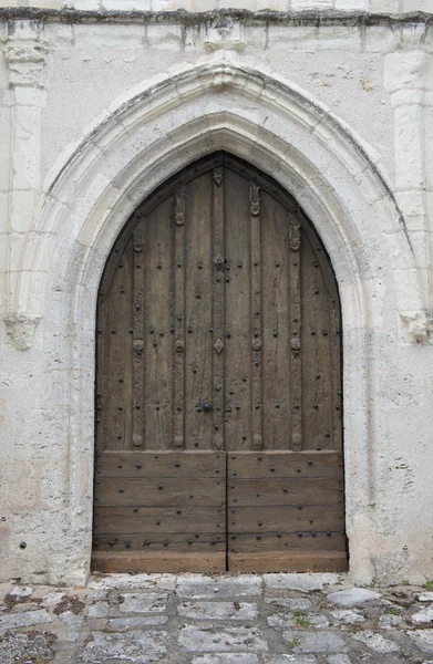 旧教堂门 — 图库照片