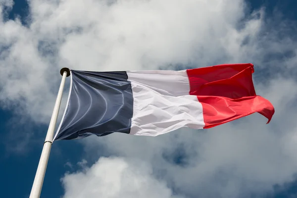 Franciaország zászlaja — Stock Fotó