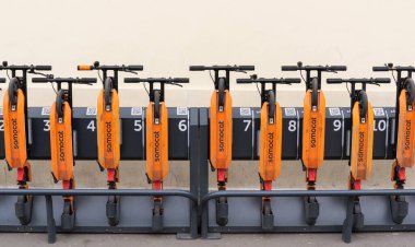 Moscow, Russia - September 25, 2019: Samocat for Sharing