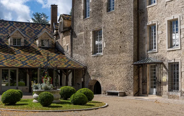 Santenay France June 2020 Chateau Santenay Courtyard Burgundy France — Stock Photo, Image