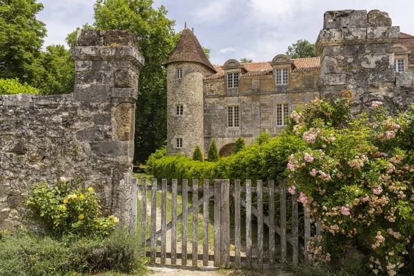 Chateau Marthonie Pueblo Saint Jean Cole Uno Los Beaux Village —  Fotos de Stock