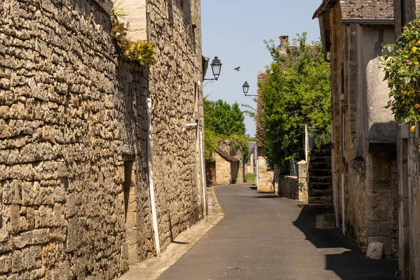 Petite Rue Dans Vllage Saint Robert Des Beaux Village France — Photo