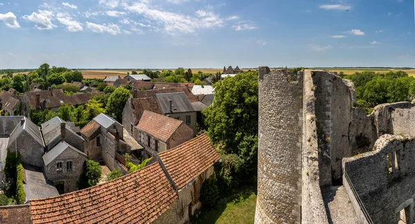 Yevre Chatel France June 2022 Panorama Small Village Yevre Chatel Royalty Free Stock Photos