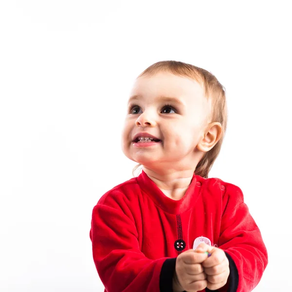 Santa Claus niña — Foto de Stock