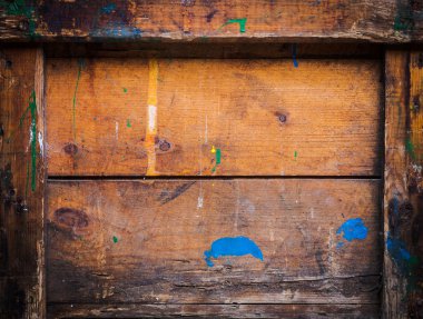 eski grunge ahşap kutu