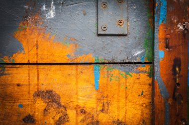 eski grunge ahşap kutu