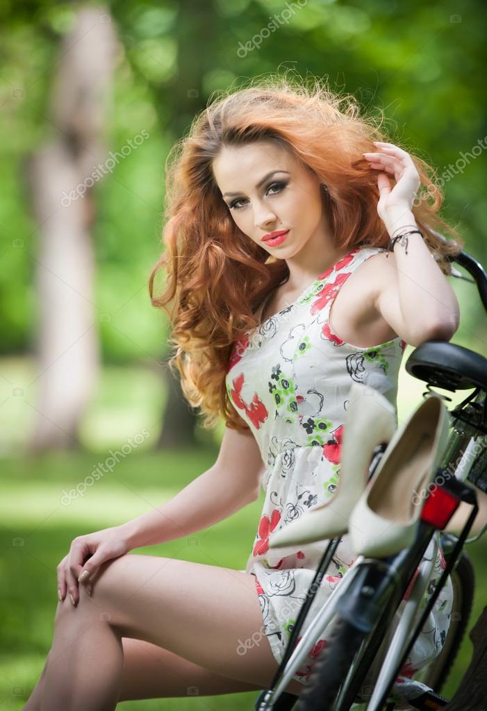 nice girl bike nice girl hair