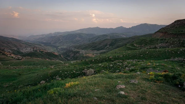 Cáucas Armenias Desde Cima Serpantina — Foto de Stock