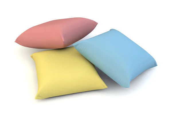 Colour pillows — Stock Photo, Image