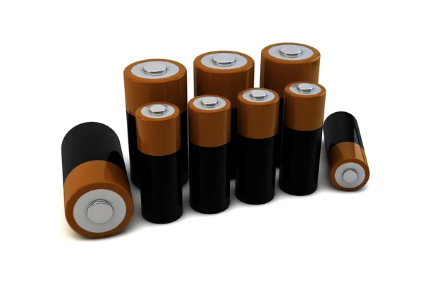 Батареи — стоковое фото