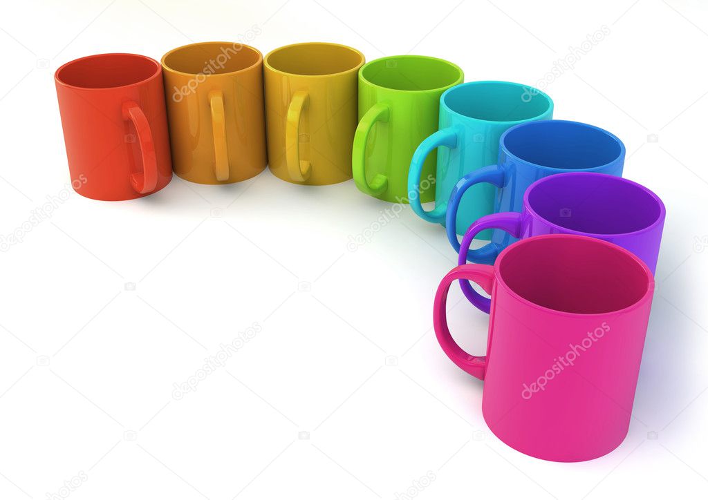 Colour mugs