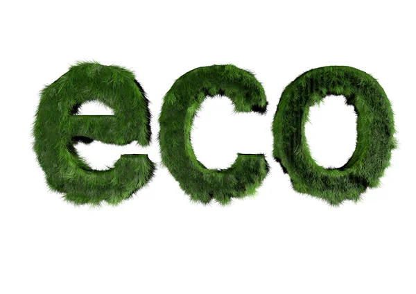 Eco text — Stock Photo, Image