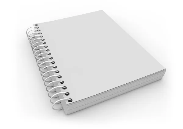 Empty notebook 2 — Stock Photo, Image