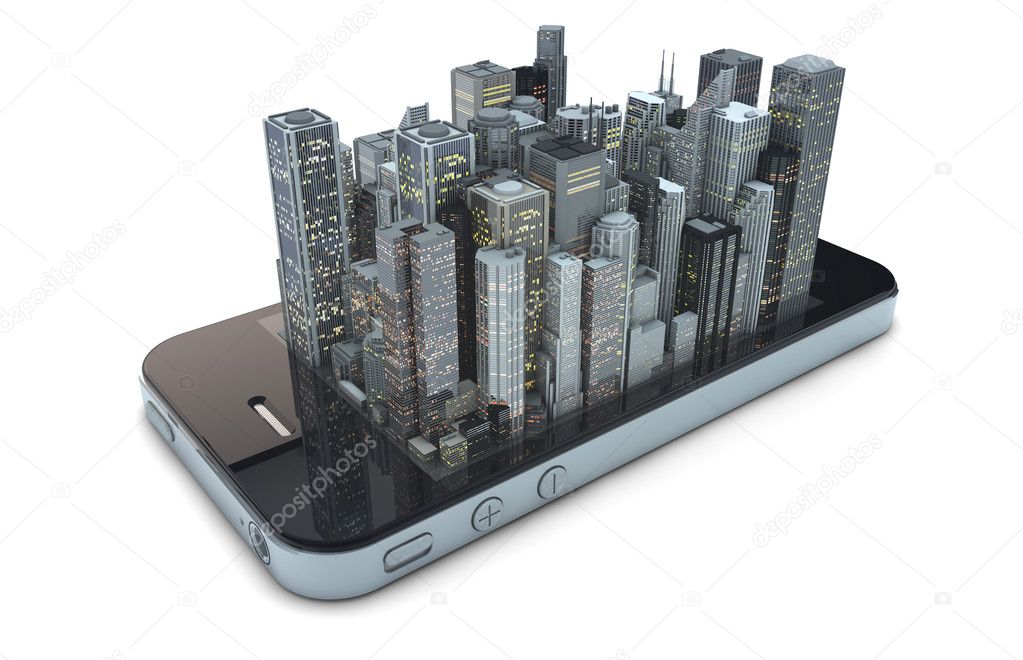 smart phone city