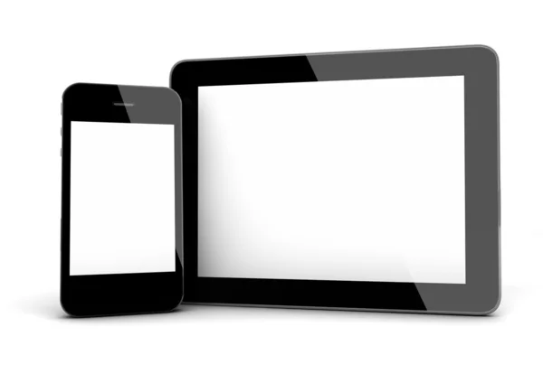 Smartphone e tablet — Foto Stock