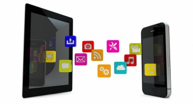 Tablet ve telefon