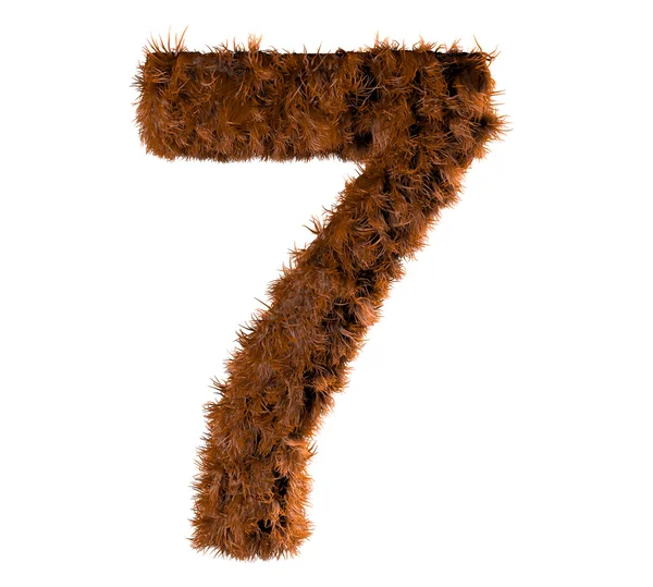 Seven fur — Stock Photo, Image