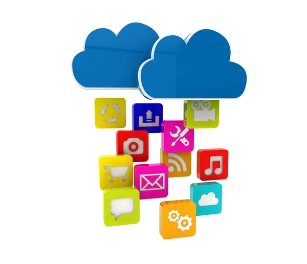 Apps-Cloud — Stockfoto