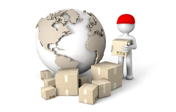 World deliver — Stock Photo, Image