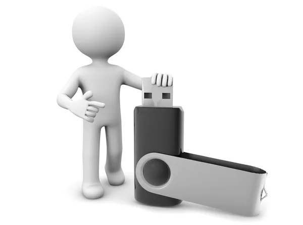 Usb render — Stock Photo, Image