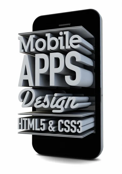 Design mobiler Apps — Stockfoto