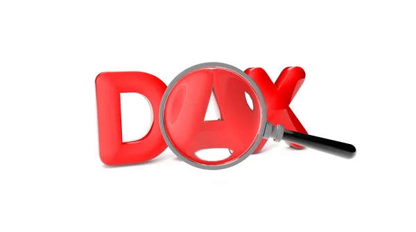 Dax text — Stock Photo, Image