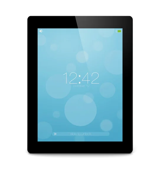 Tablet PC vergrendeld — Stockfoto