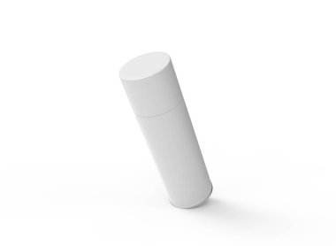 Beyaz Arkaplanda Aerosol spreyi. İzole Ürün. 3d oluşturma