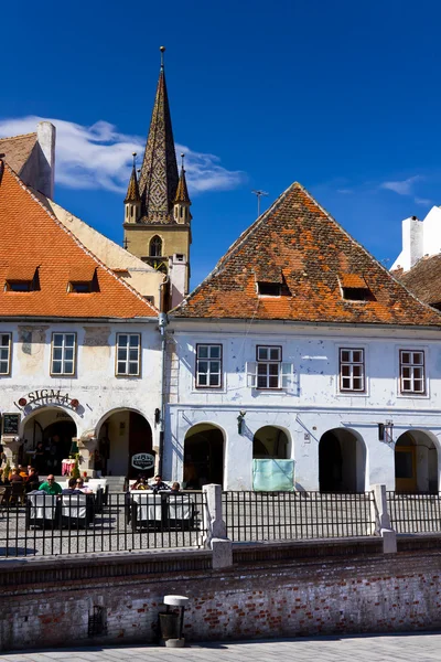 Piata Mica - Sibiu — Stock Photo, Image