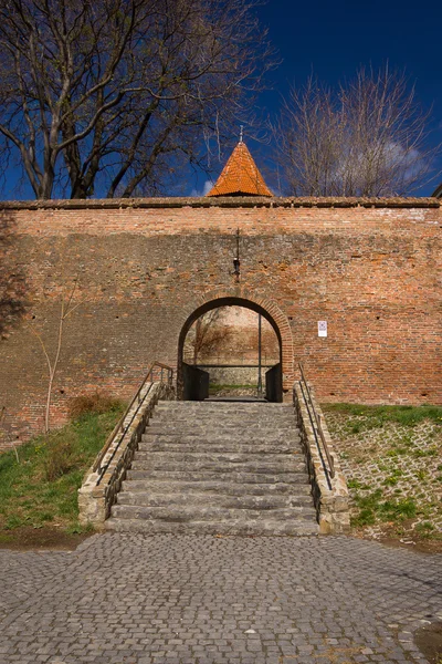 Torre de carpinteros en el casco antiguo de Sibiu —  Fotos de Stock