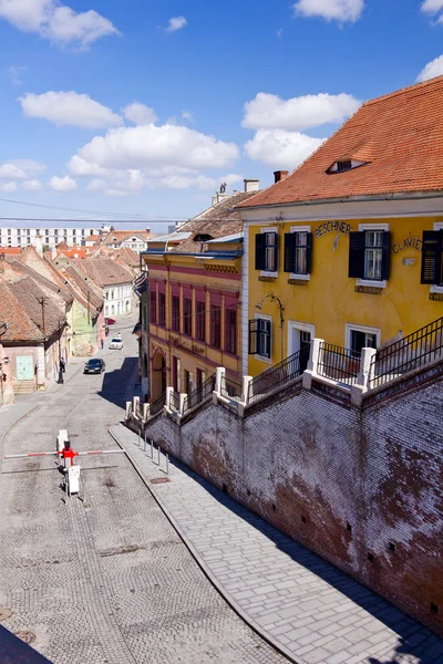 Staré centrum města sibiu — Stock fotografie