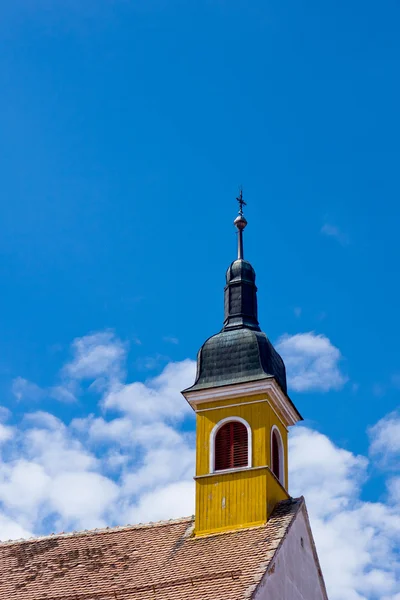 Torre della chiesa a Sibiu — Foto Stock