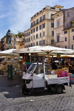 Via campo di fiori, rome, İtalya