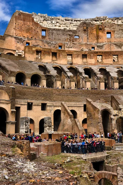 Oude Romeinse ruïnes in rome Italië — Stockfoto