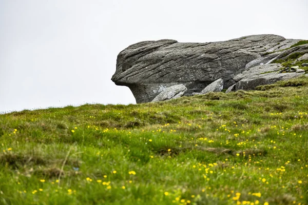 Скалы Белка Горах Бучеги Карпатах — стоковое фото